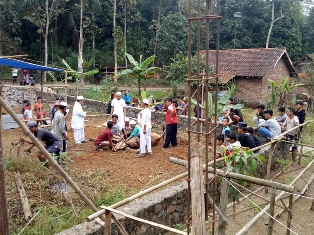 Pembangunan Masjid At-Tasbih Pondok Tasbih Pondok Pesantren Thoriqoh Ikhwanul Qalam